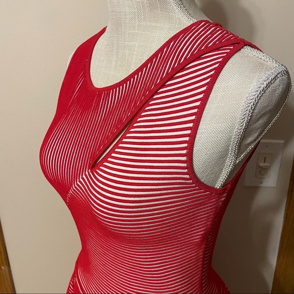 Emporio Armani Dress Rosa Volcano Sleeveless Sz 40 - Picture 4 of 9